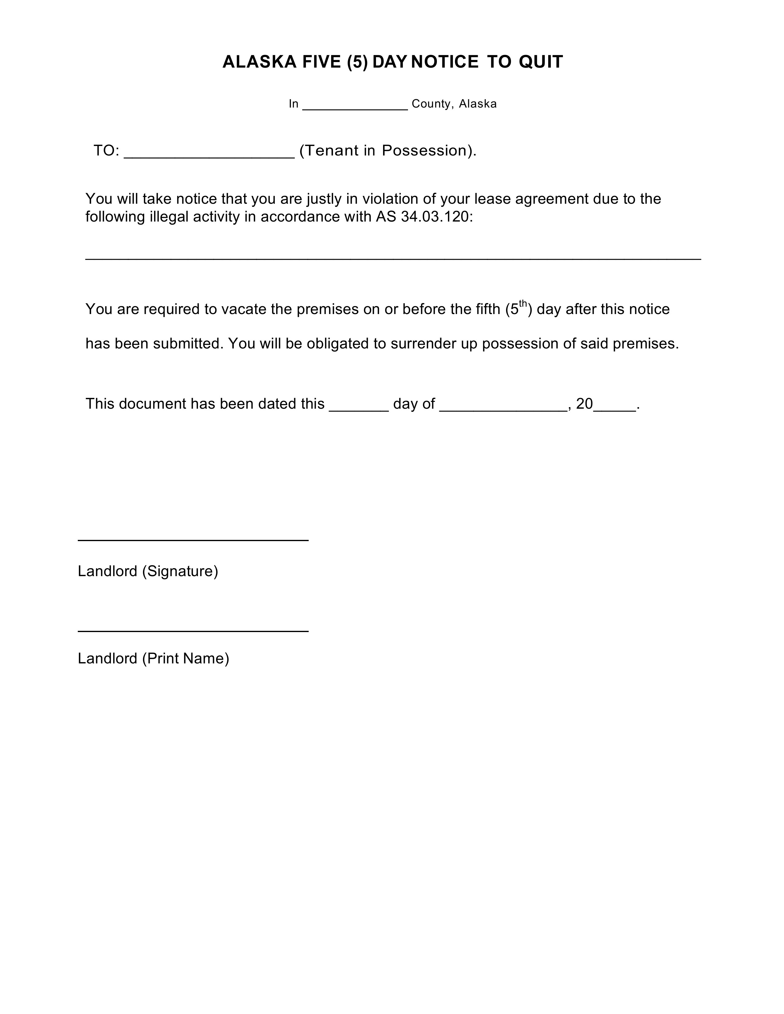 alaska eviction forms free alaska 5 day notice to quit illegal activity pdf alaska eviction forms free alaska 5 day notice to quit illegal activity pdf