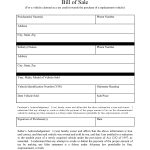 Arkansas Tax Credit Vehicle Bill of Sale