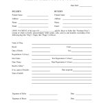 Dog or Puppy Bill of Sale Form