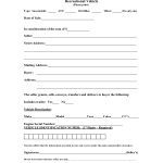 free massachusetts recreational vehicle bill of sale form pdf word